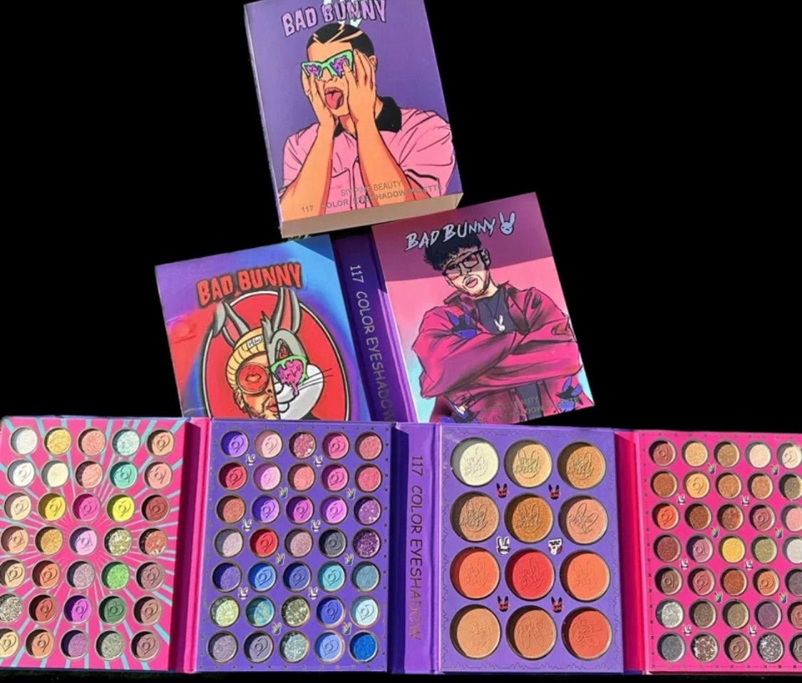 NEW! Bad Bunny Booklet Makeup Palette