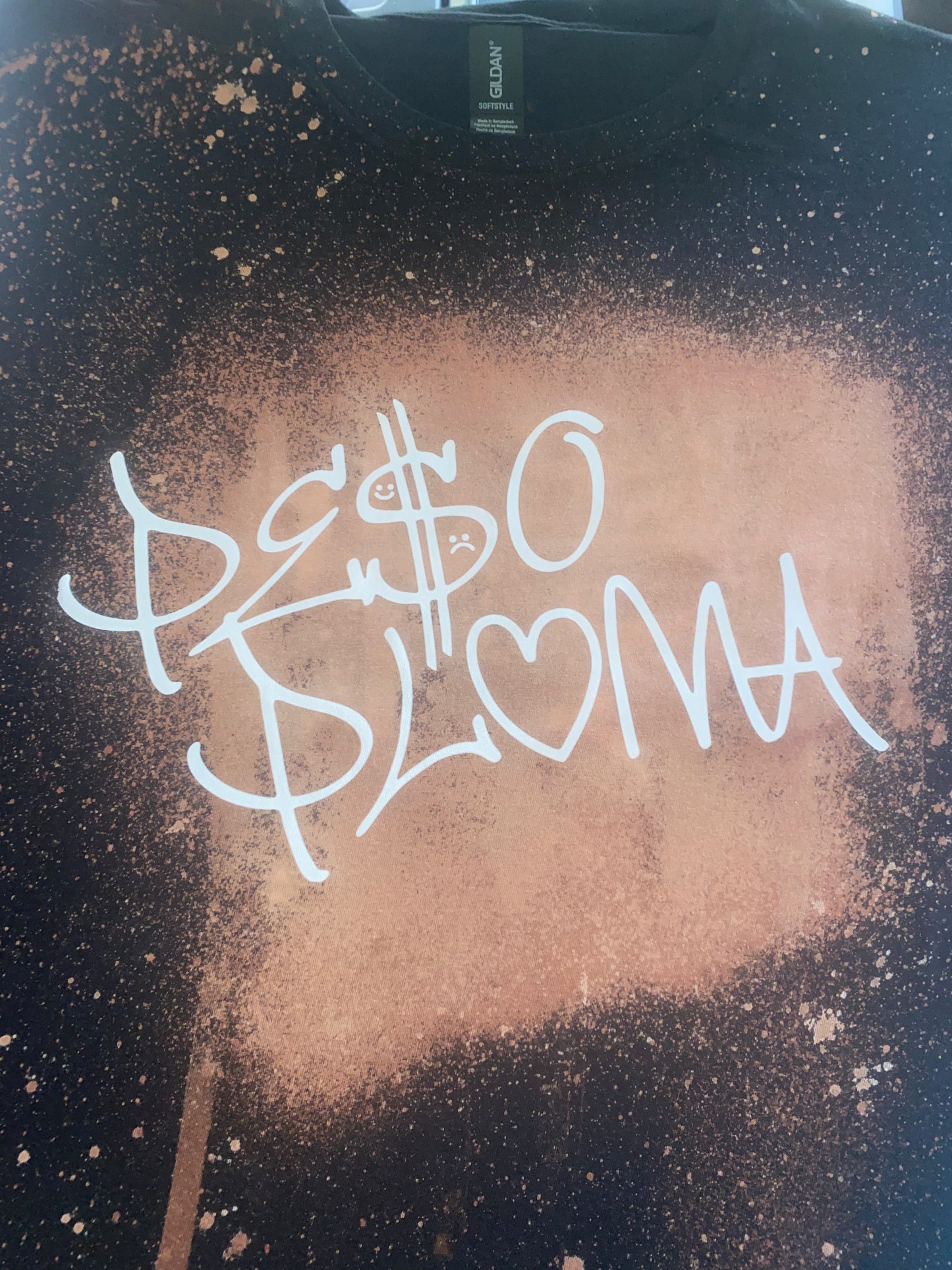 Peso Pluma Bleached custom made to order Tee